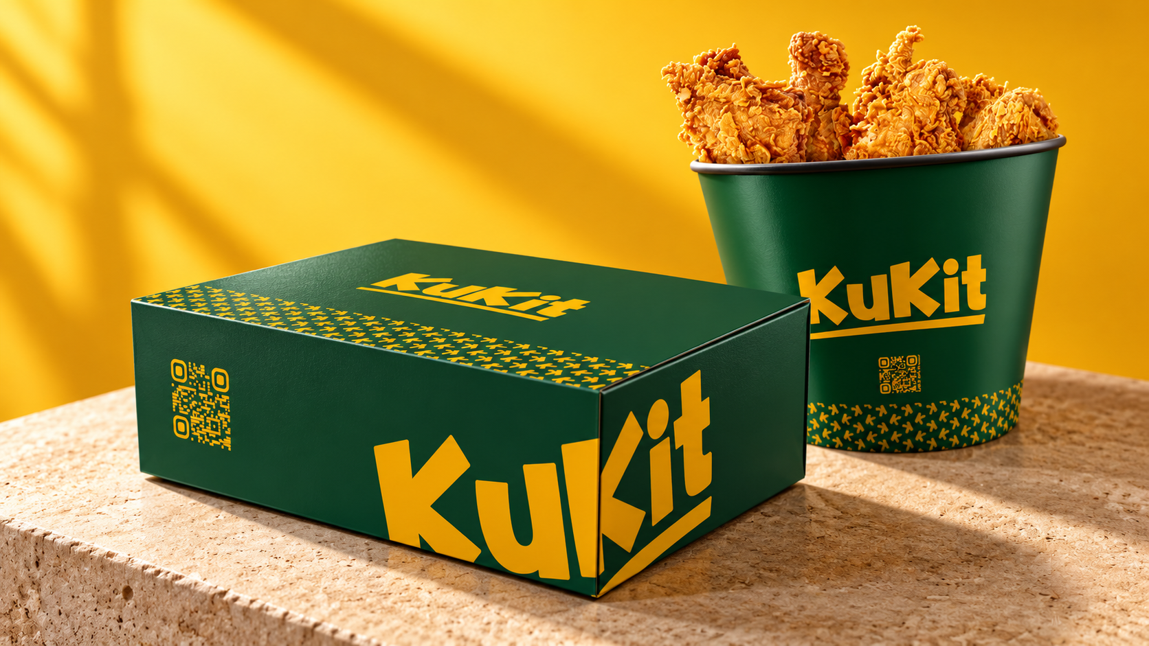 Abcon Branding Proyecto - Kukit, identidad de marca y packaging para comida rápida