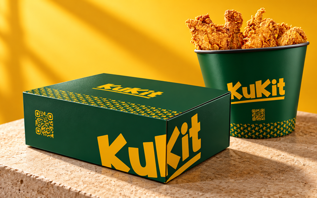 Abcon Branding Proyecto - Kukit, identidad de marca y packaging para comida rápida
