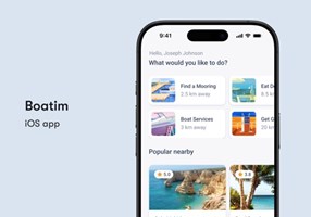 Webake Design Proyecto - App Boatim para iOS