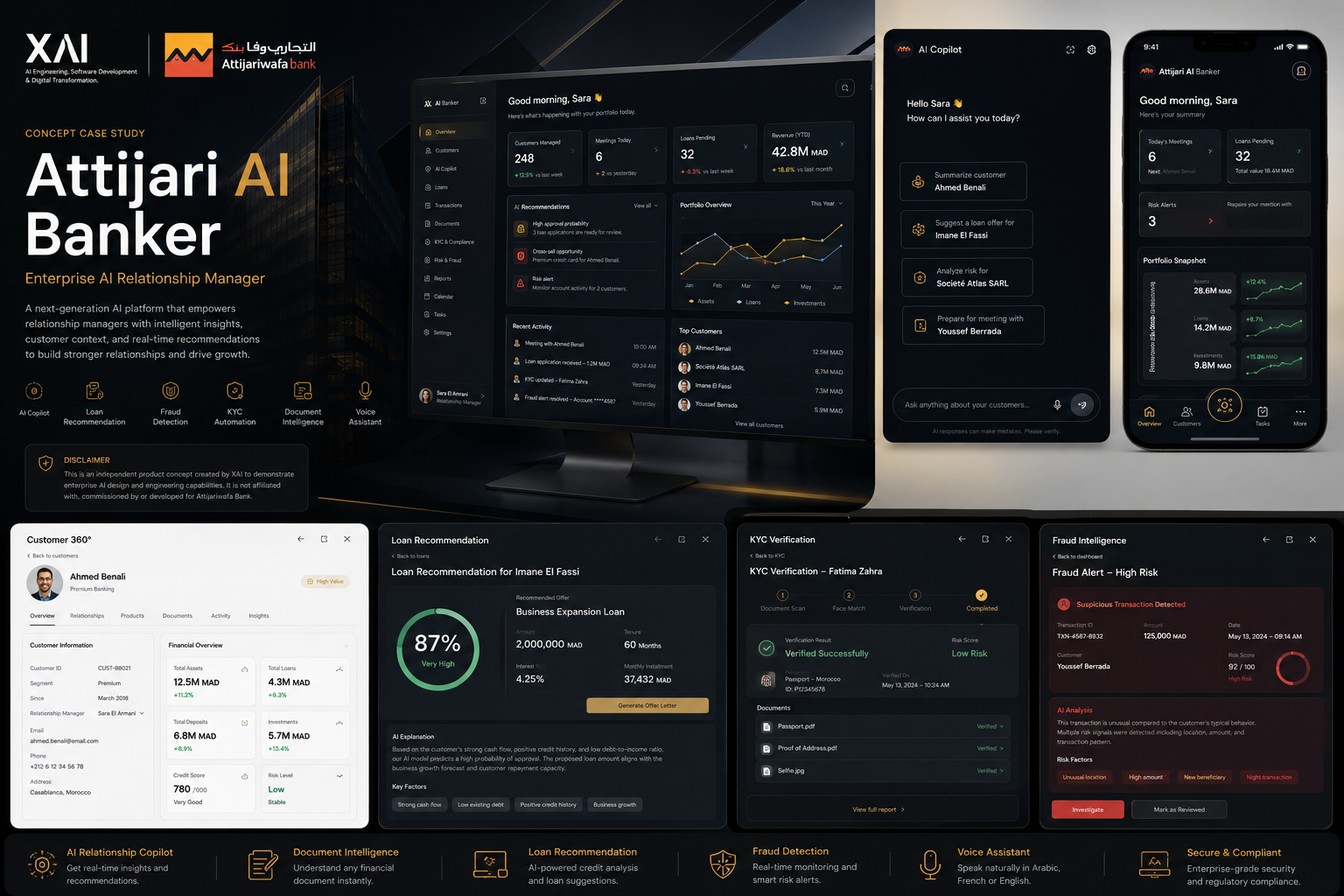 Attijari AI Banker: CRM empresarial con IA (caso de éxito conceptual)