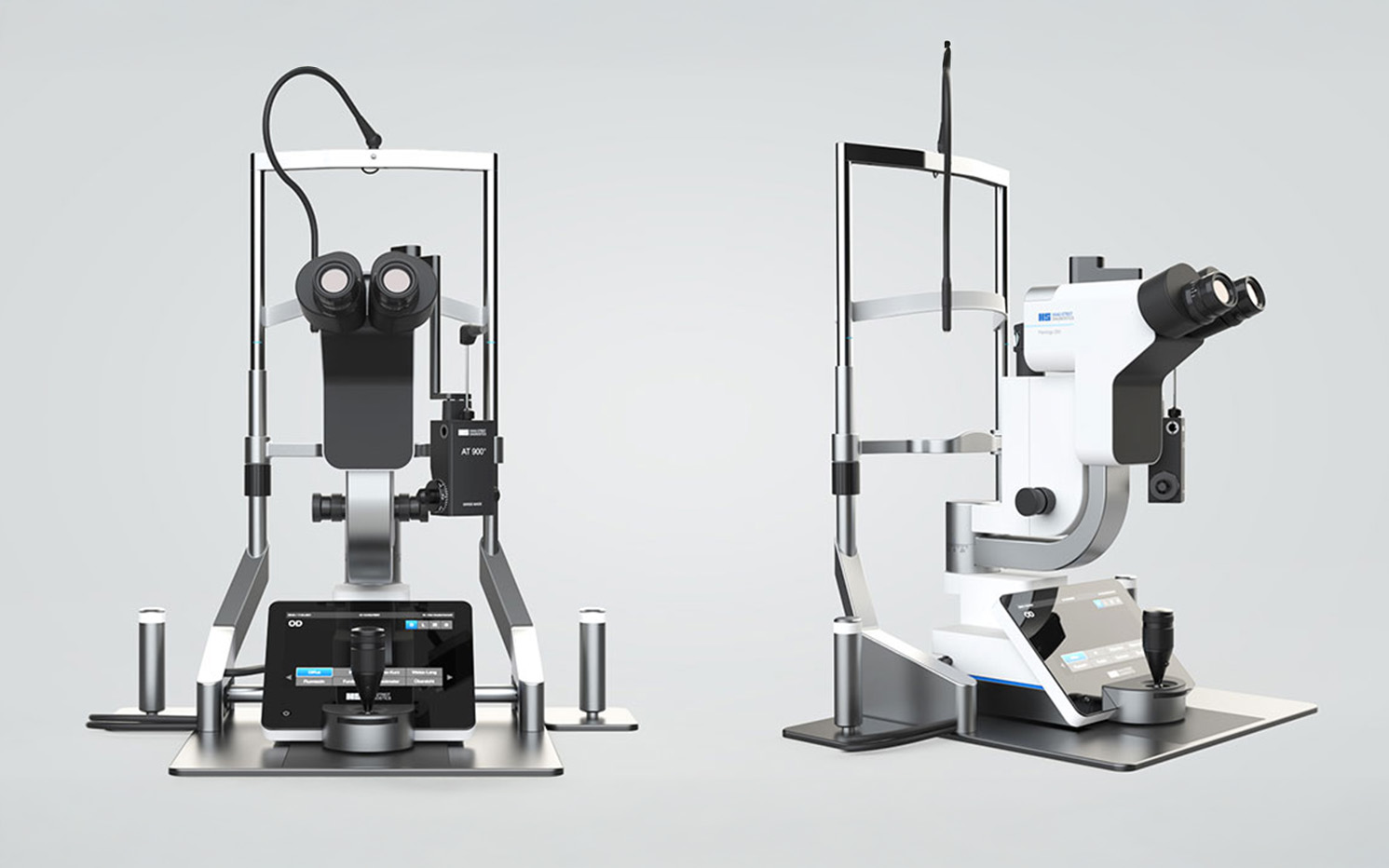 Diseño estratégico de producto para la lámpara de hendidura digital Haag-Streit Elara 900