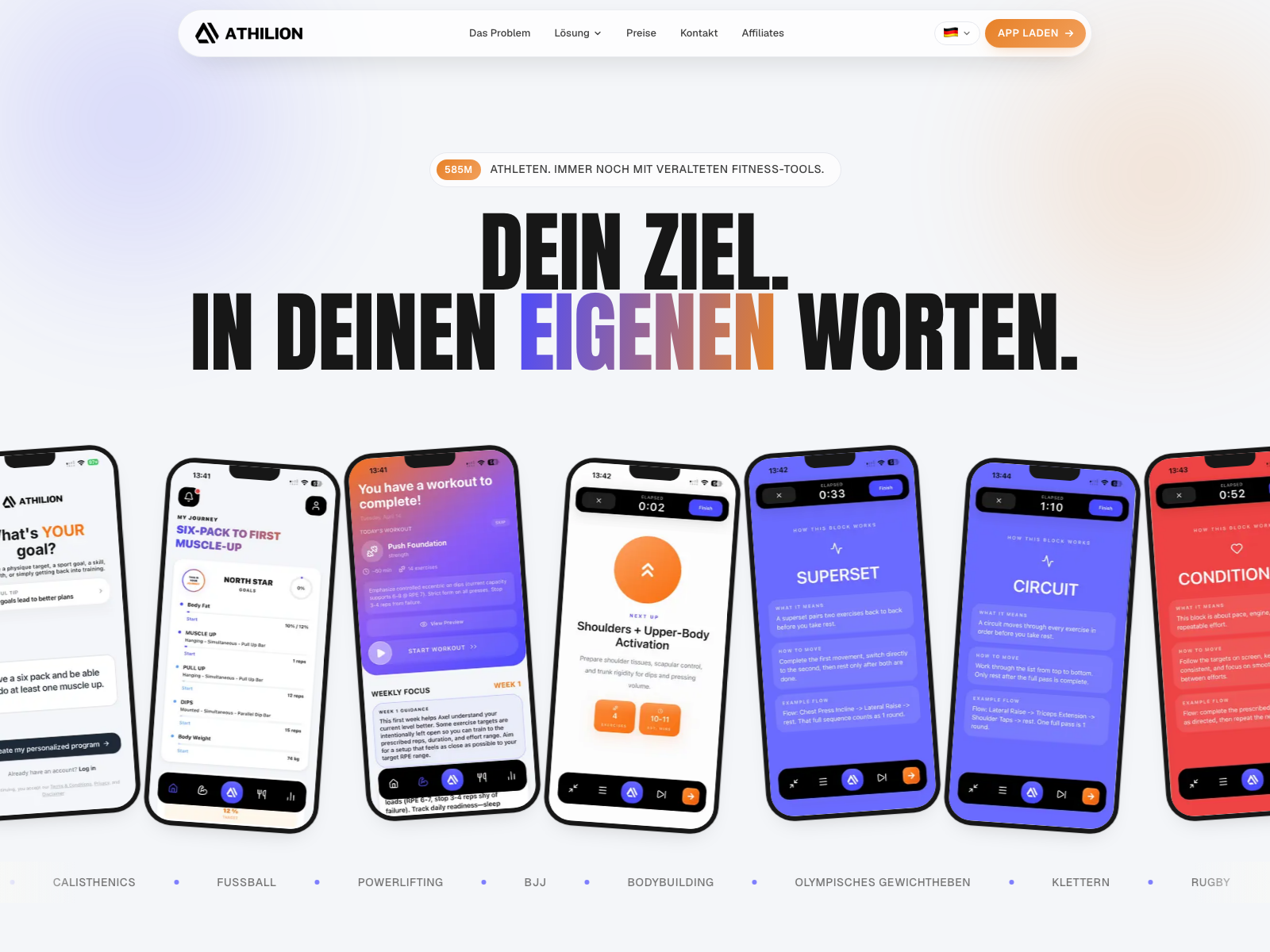 Web de la app