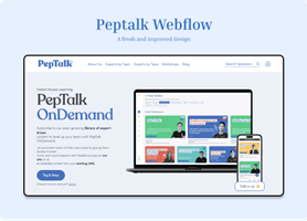 TechTIQ Solutions Proyecto - Peptalk para Webflow