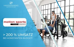 Hanseranking GmbH Proyecto - Caso de éxito: MOTION SPORTS, +200 % de facturación con el mismo presupuesto