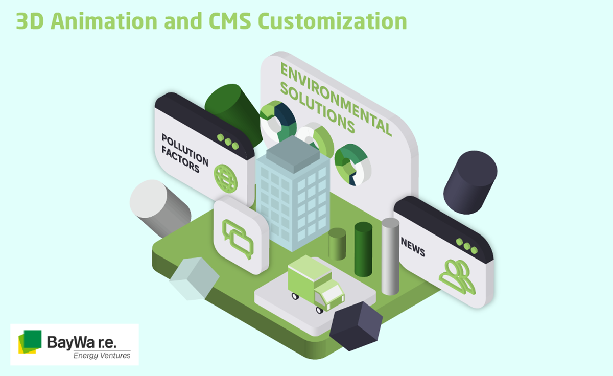 Creación de animaciones 3D y adaptación del CMS