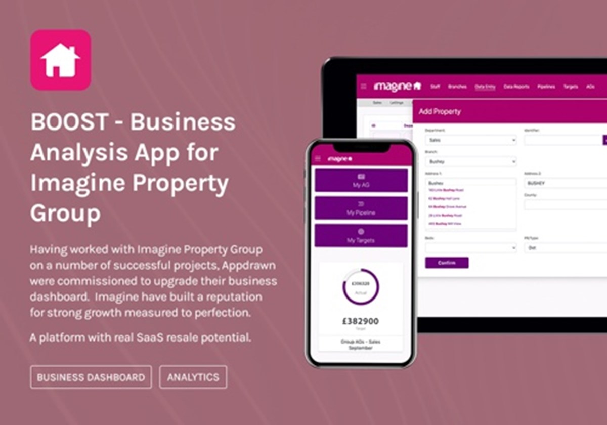 BOOST - Aplicación de análisis empresarial - Imagine Property Group