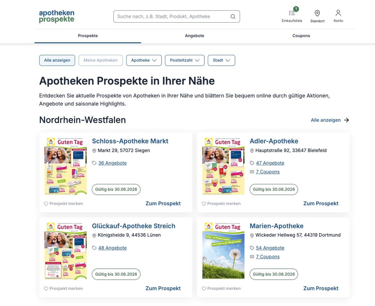 El mundo de los folletos de farmacia