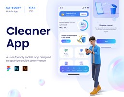 ANODA | Product Design Agency | UI UX Design | Proyecto - Cleaner | Optimización para dispositivos móviles | UX/UI