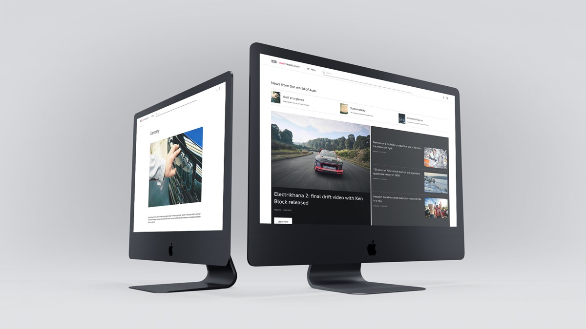 Plataforma de comunicación Audi MediaCenter