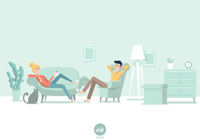 Chillstudio.co Proyecto - Interfaz web e ilustración