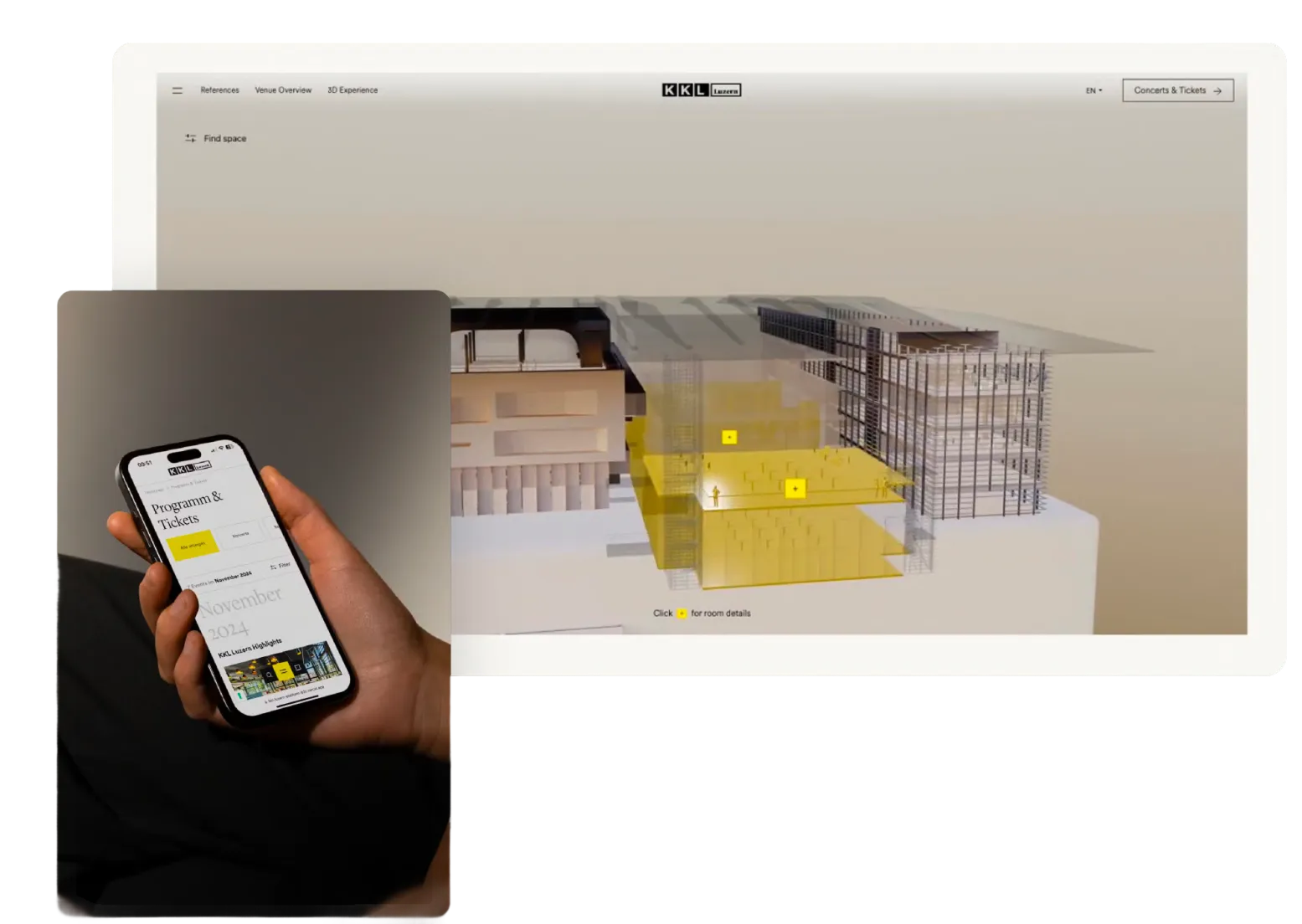 Plataforma de experiencia y transformación de KKL Luzern