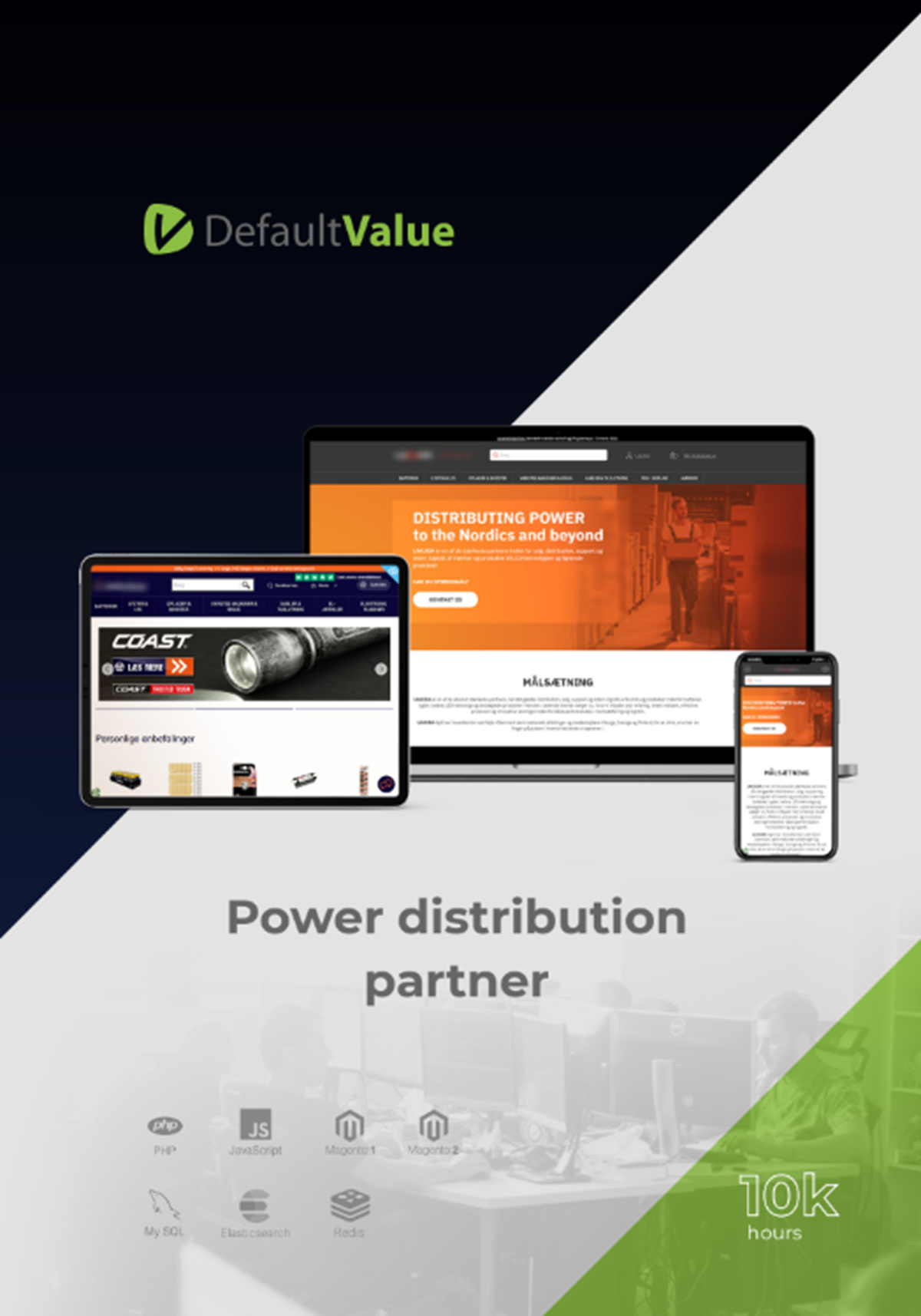 Migración de Magento 1 a Magento 2 - Power distribution partner (NDA)