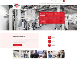 induux international gmbh Proyecto - Sitio web de Keller Lufttechnik