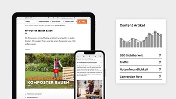Moccu - Digitalagentur Proyecto - STIHL: contenido de alto rendimiento para el líder mundial