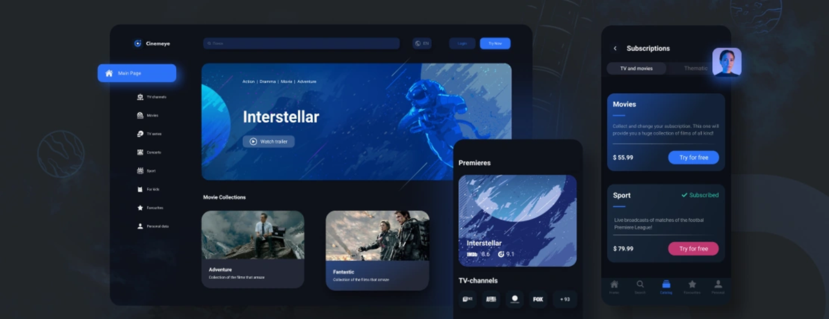 Plataforma de cine en casa mejorada con más contenido de vídeo