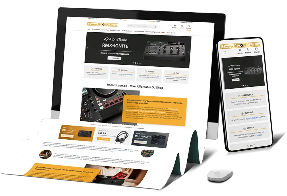 Migración multilingüe a Shopware 6 para Recordcase con 7 canales de venta