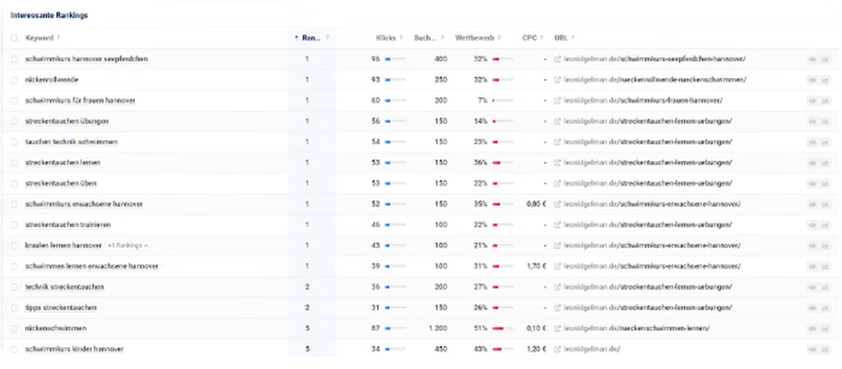 SEO para leonidgelman.de