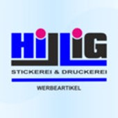 Hillig Stickerei Druckerei Werbeartikel Logo