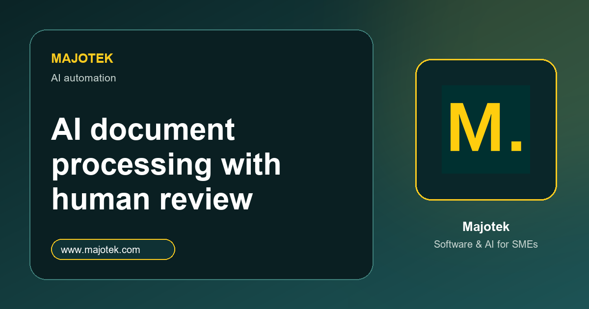 Majotek Proyecto - Double You: canalización de procesamiento de documentos con IA