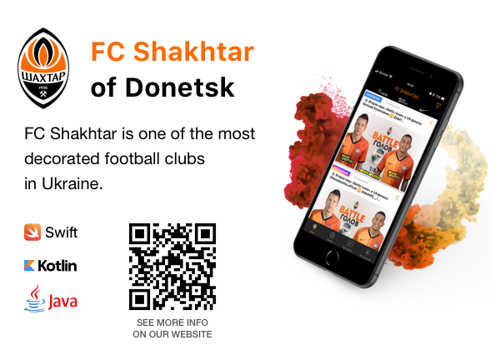 FC Shakhtar: app móvil para el club de fútbol