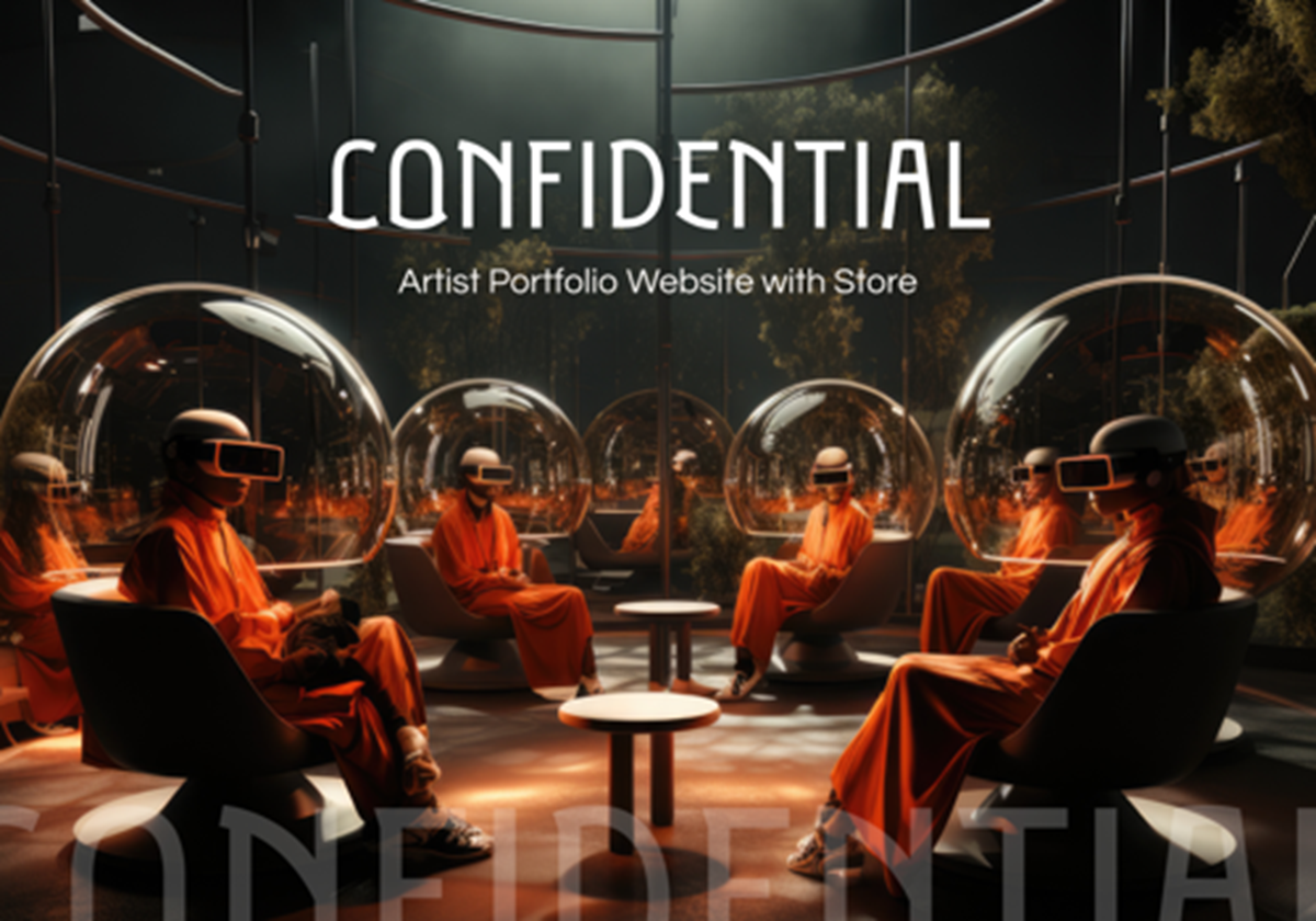 Artist Portfolio Website with Store - Confidential
