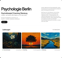 Blaq Nexus Proyecto - Rediseño web completo, Psicología en Berlín