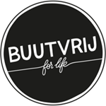 Buutvrij for life Logo