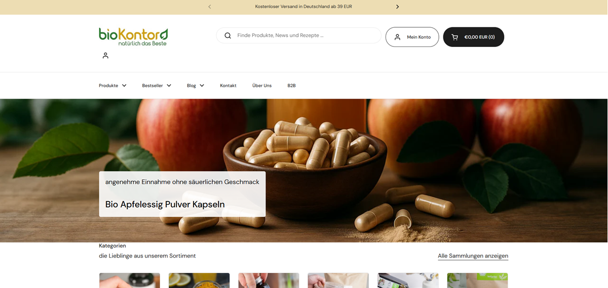Gestión de Google Ads para bioKontor: campañas de búsqueda y PMax