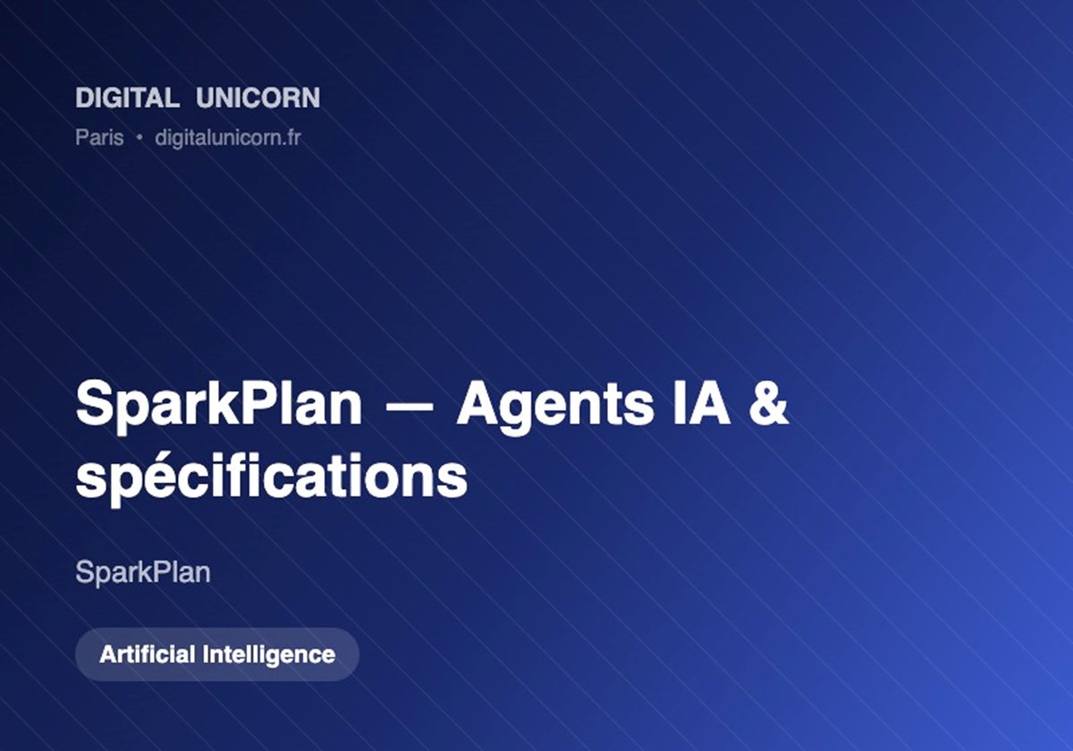 SparkPlan: agentes de IA para crear especificaciones de producto
