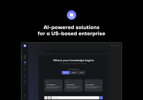 Uniridge Proyecto - https://uniridge.co/cases/ai-powered-solutions-forenterprises-internalcommunication-and-training/