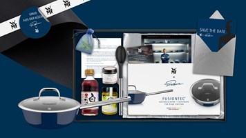 LHLK Agentur für Kommunikation GmbH Proyecto - WMF x Tim Raue: un almuerzo para la prensa que permite vivir el producto y su rendimiento