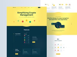 Createx Studio Proyecto - Diseño de una landing page para una startup de monederos de criptomonedas