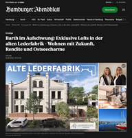 Kunert.Concept Proyecto - Inmuebles de inversión en el Báltico, con alcance nacional en el Hamburger Abendblatt