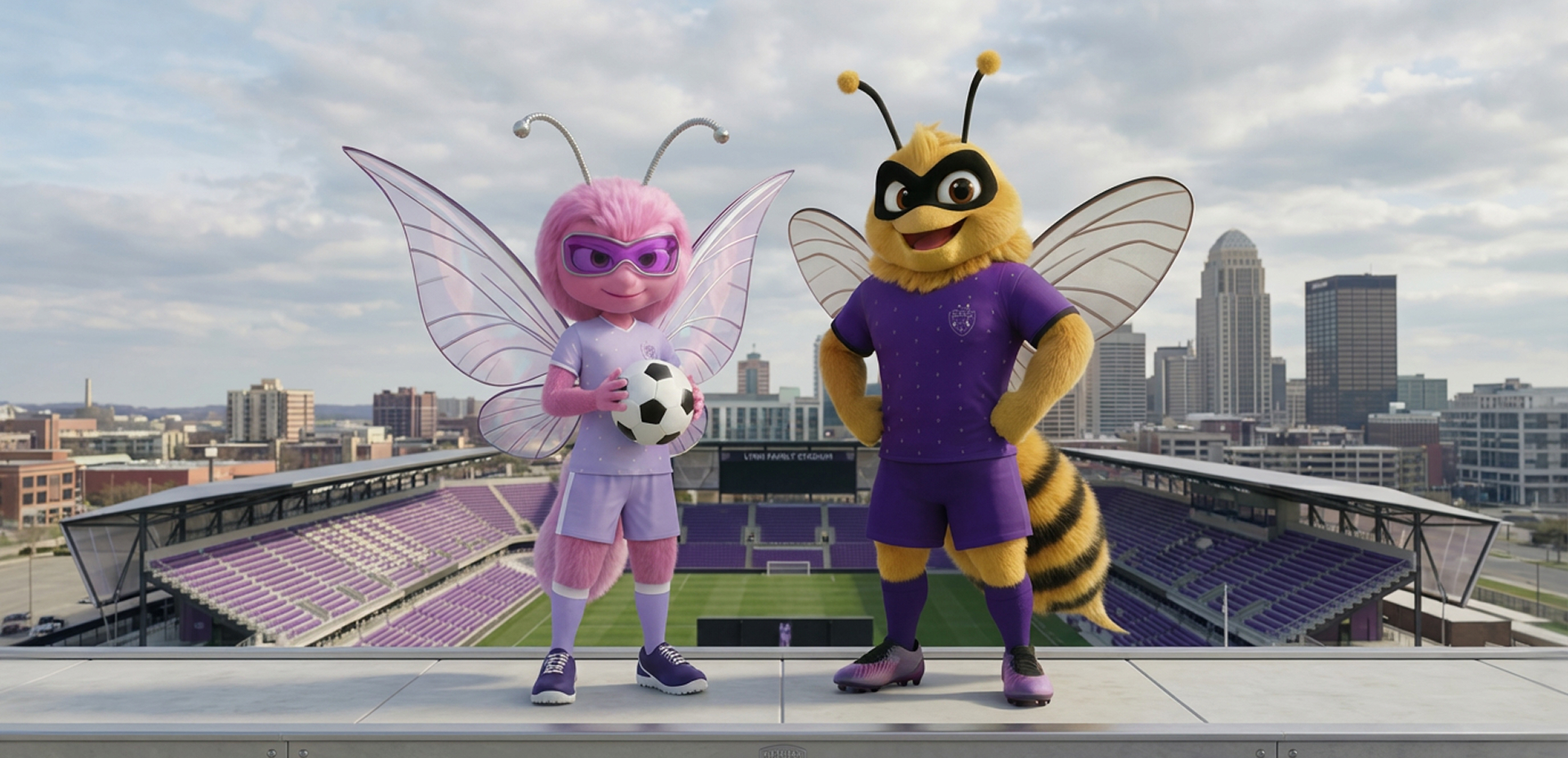 Mascotas para Louisville City FC y Racing Louisville FC