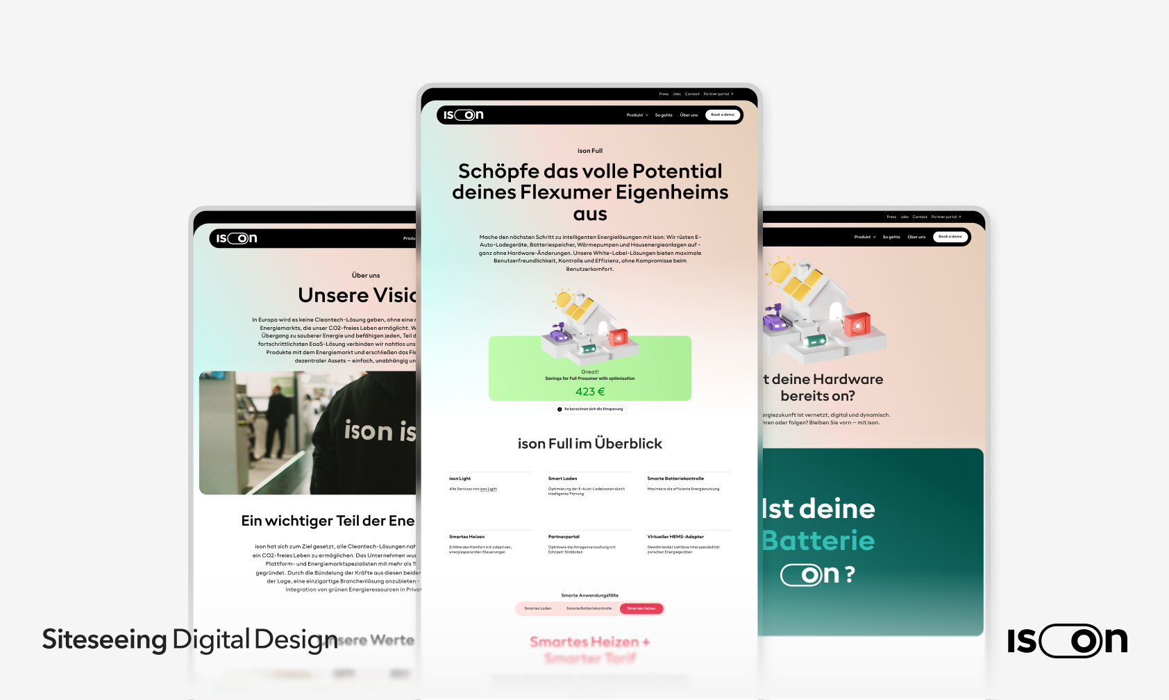 Diseño web para ison