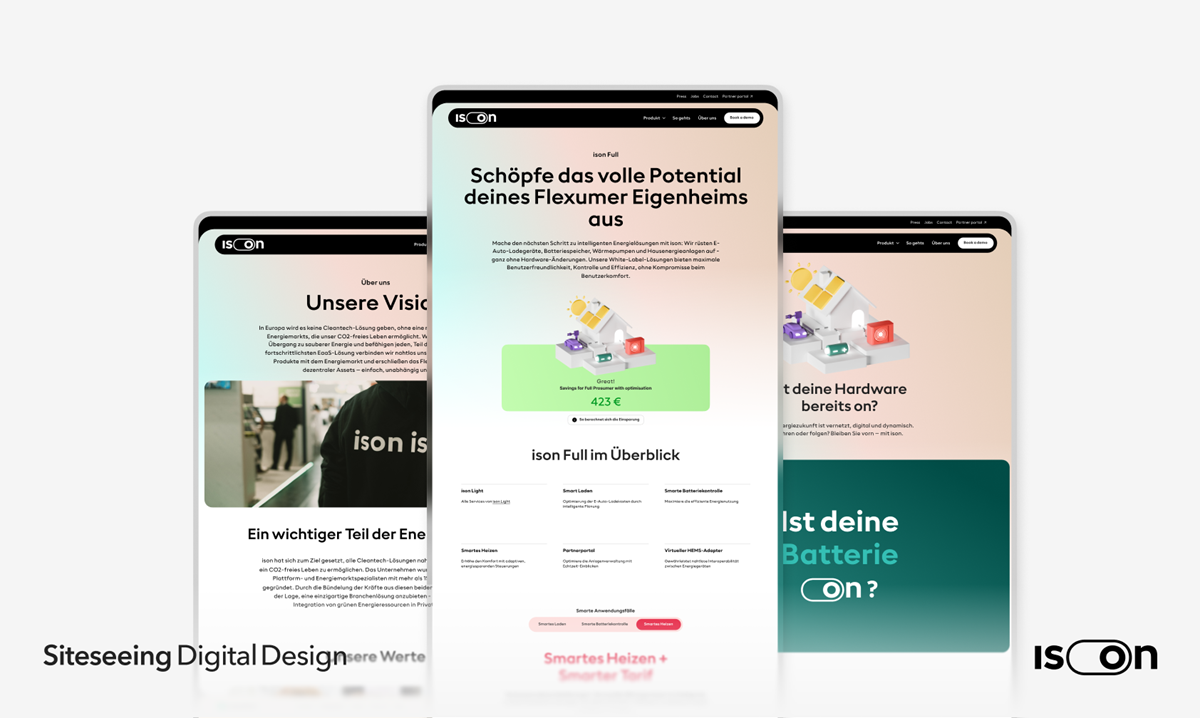 Diseño web para ison