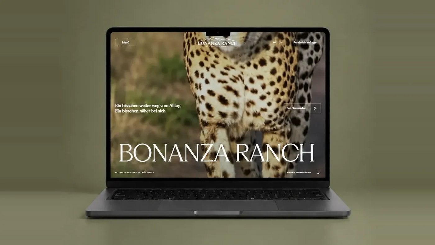 Bonanza Ranch: rediseño de la web en alemán e inglés