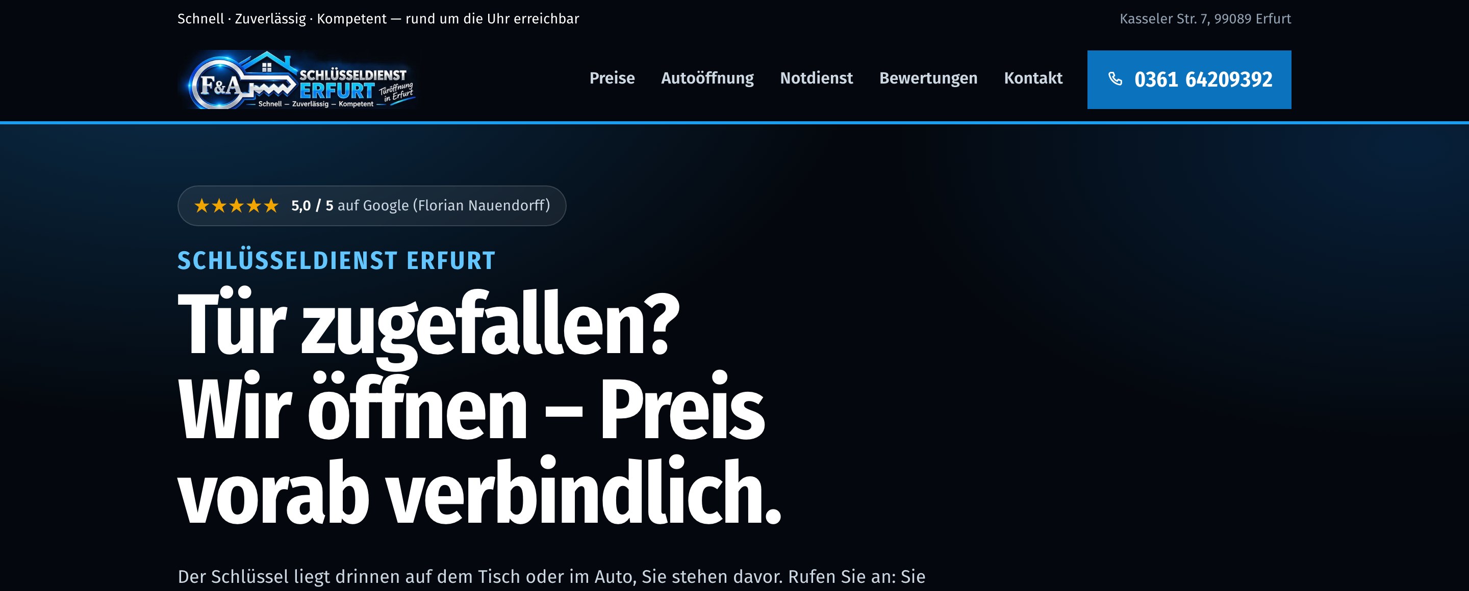Kolbeck Digital Proyecto - Web de servicios de urgencia con precios transparentes y SEO local
