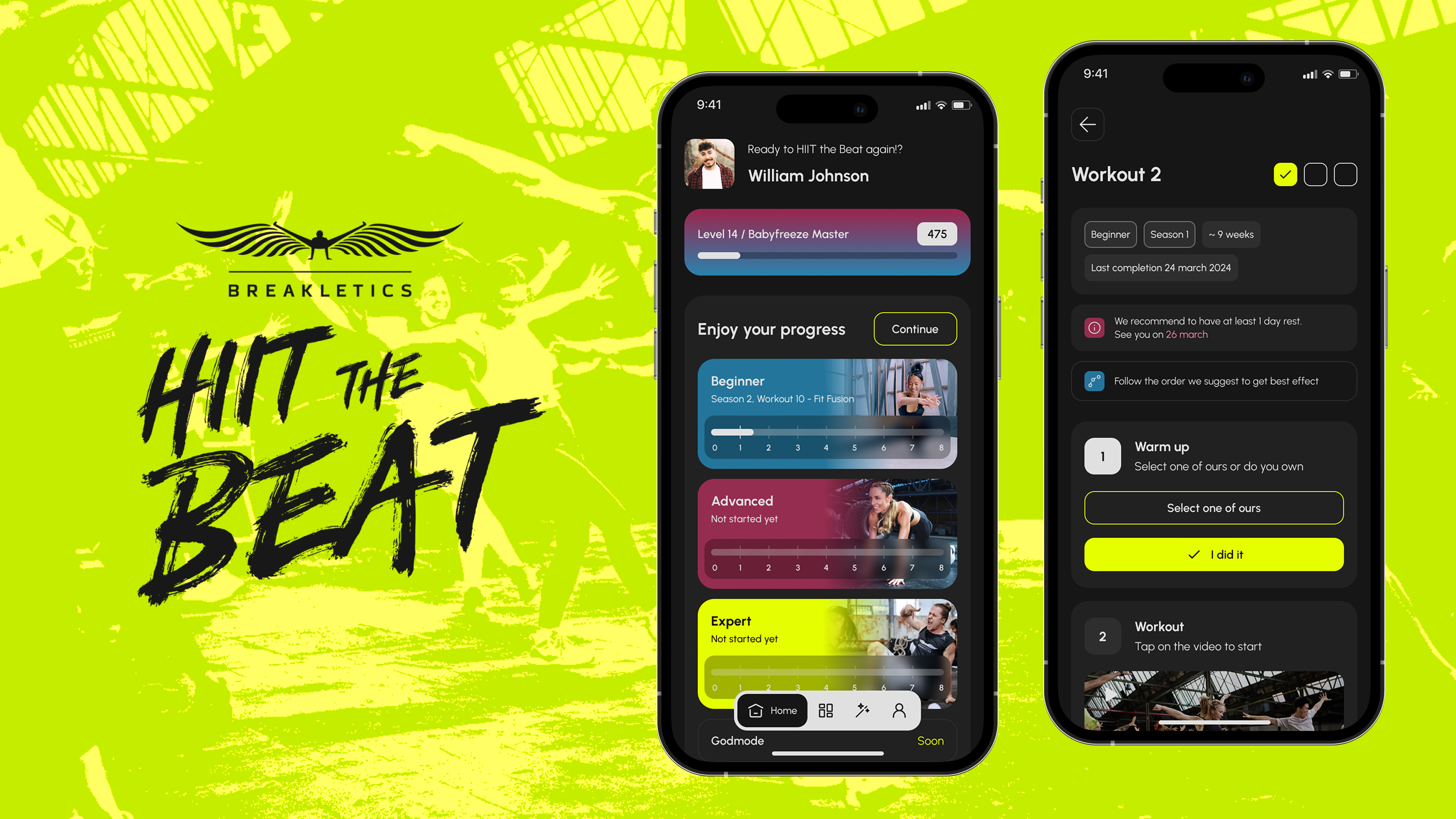 HIIT the Beat, aplicación de fitness y entrenamiento