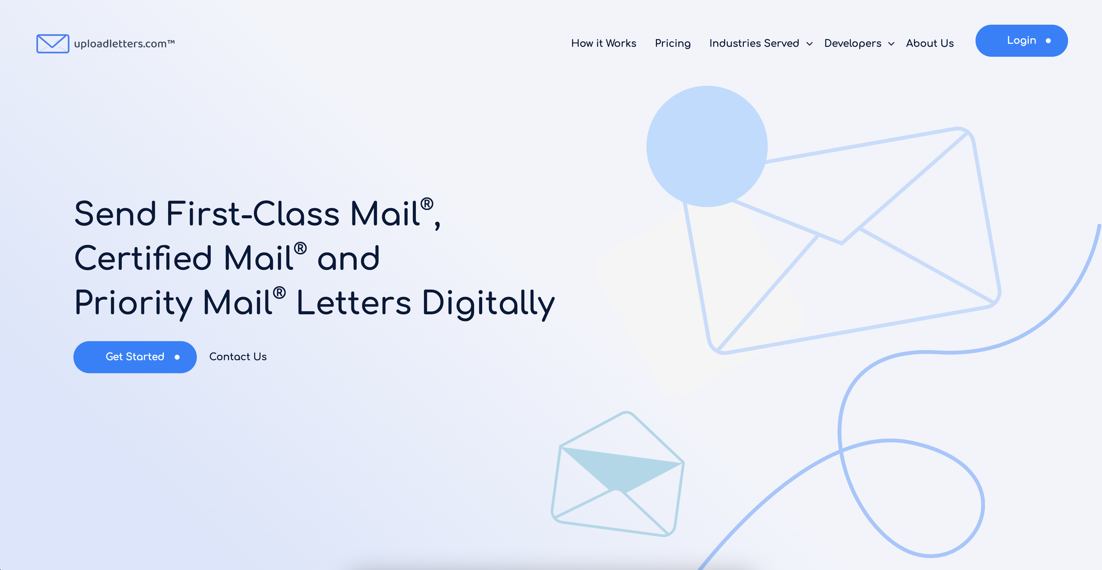 Plataforma para el envío digital de cartas físicas