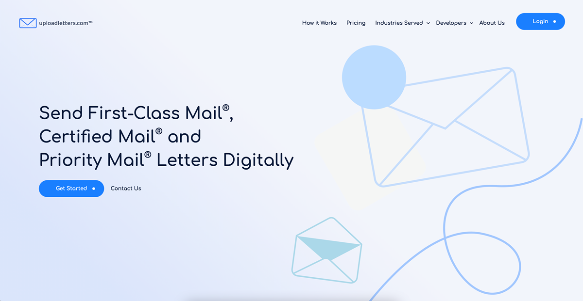 Plataforma para el envío digital de cartas físicas