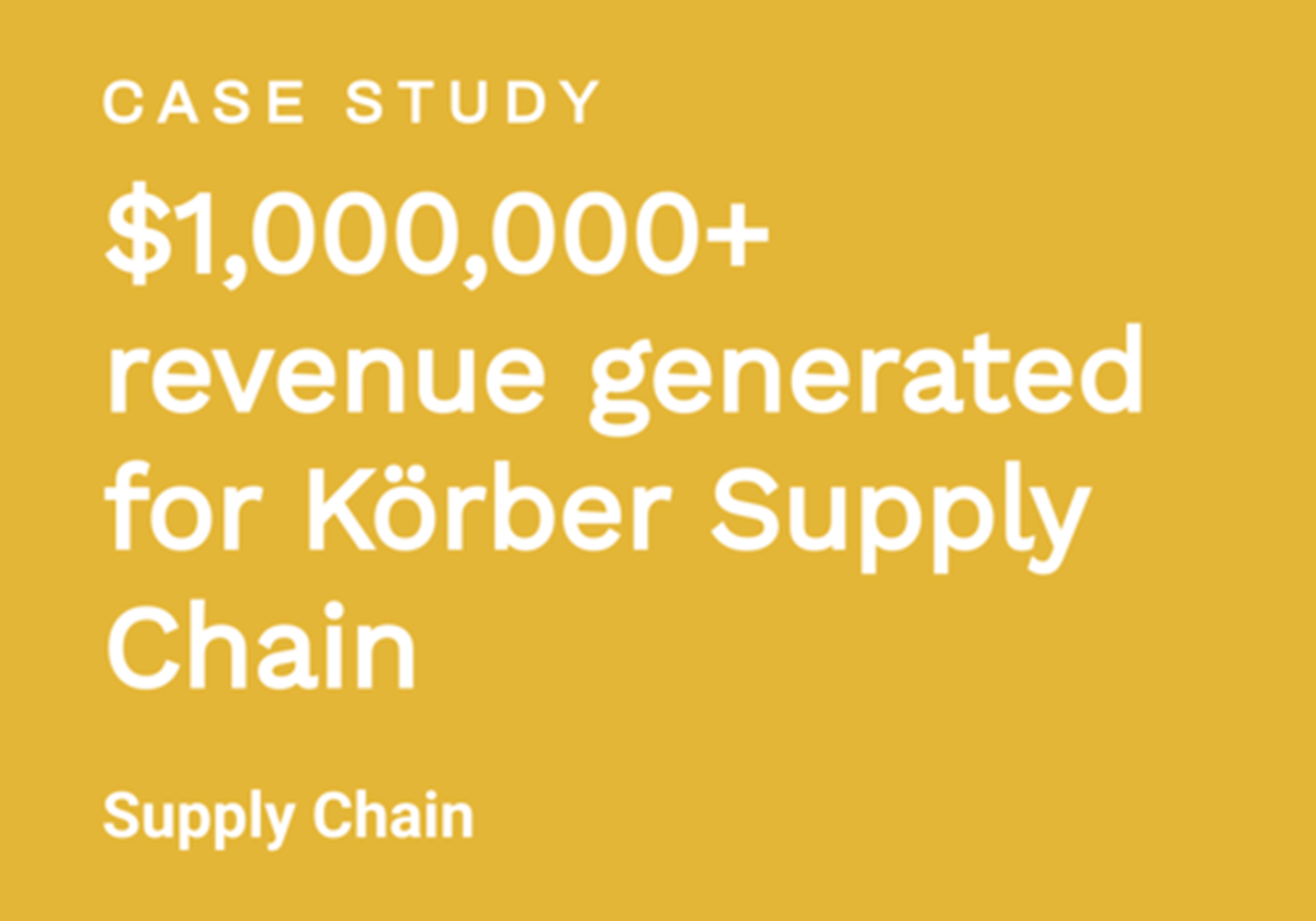  - Körber Supply Chain
