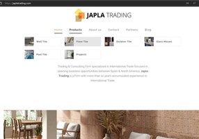 Xatcom - Agencia digital Valencia Proyecto - Diseño web corporativo para JAPLA TRADING