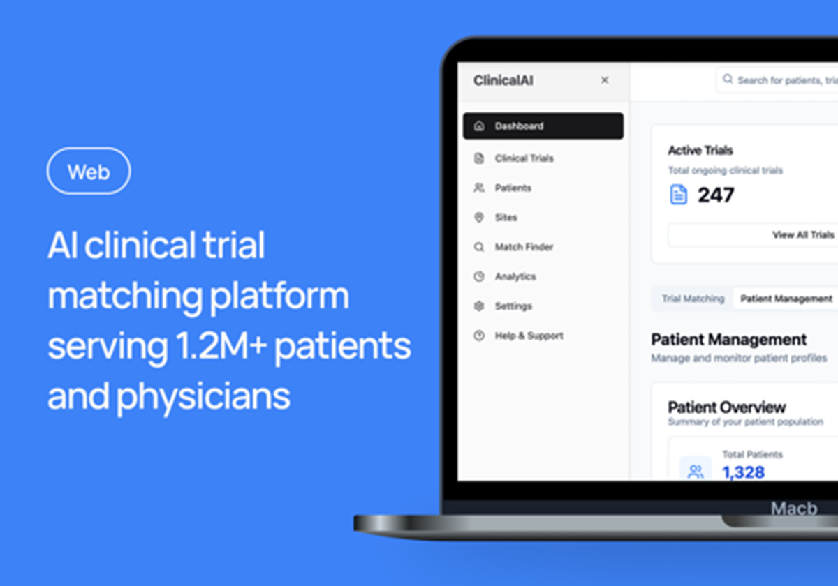  - Clinical trial matching platform