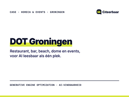 Citeerbaar Proyecto - Restauración y eventos, un único espacio fácil de encontrar para la IA