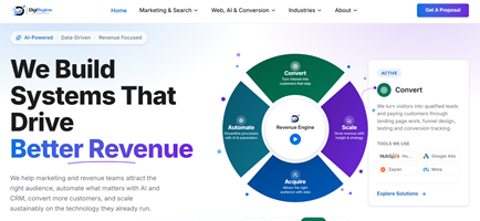 Optimihub Proyecto - Rediseño de la web de DigiRegime
