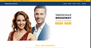 ArtiPixel Proyecto - Imagen de marca completa para la escuela de baile Broadway de Berlín