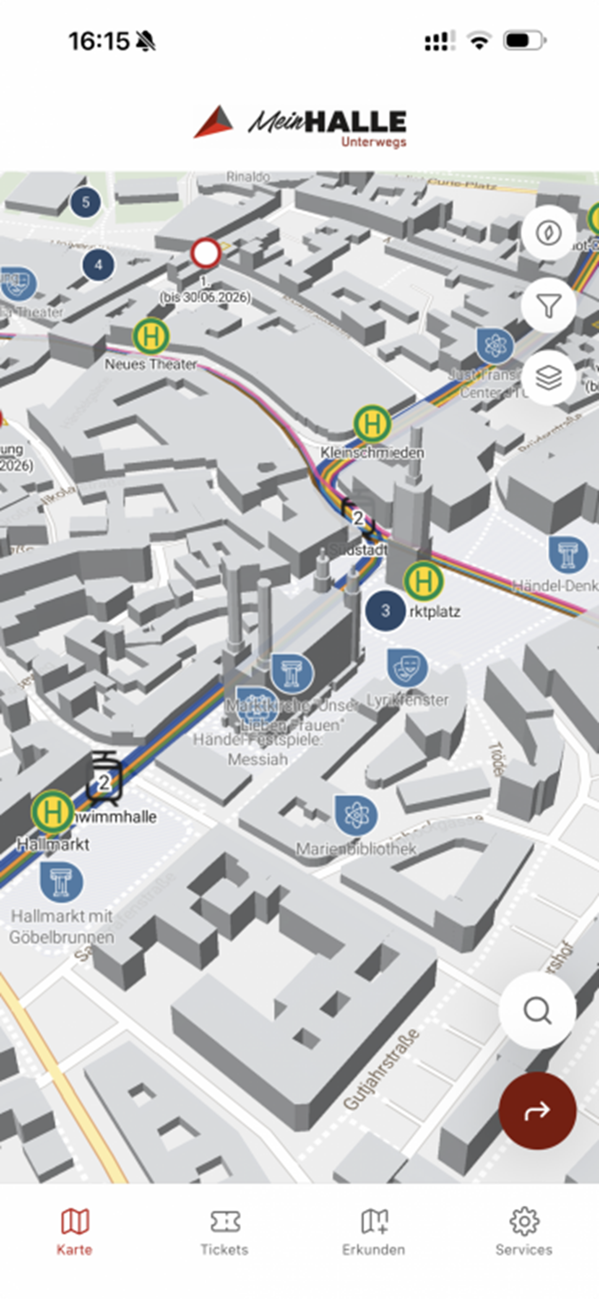 Renovación de Mein HALLE Unterwegs