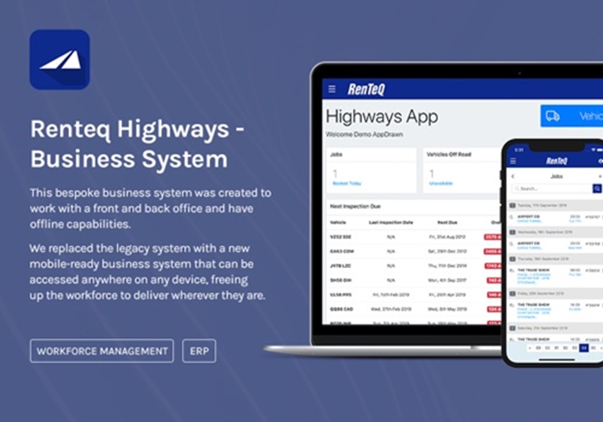 Renteq Highways - Sistema de gestión empresarial - Renteq
