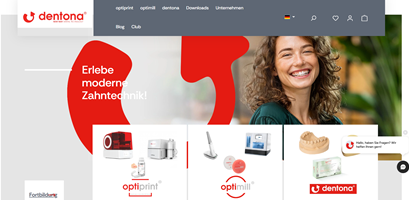RESPONSE GmbH Proyecto - dentona AG: renovación de Shopware 6 y nueva identidad corporativa